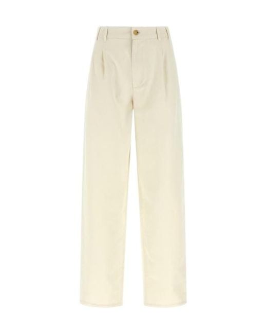 A.P.C. Natural Willow Straight-Leg Pants
