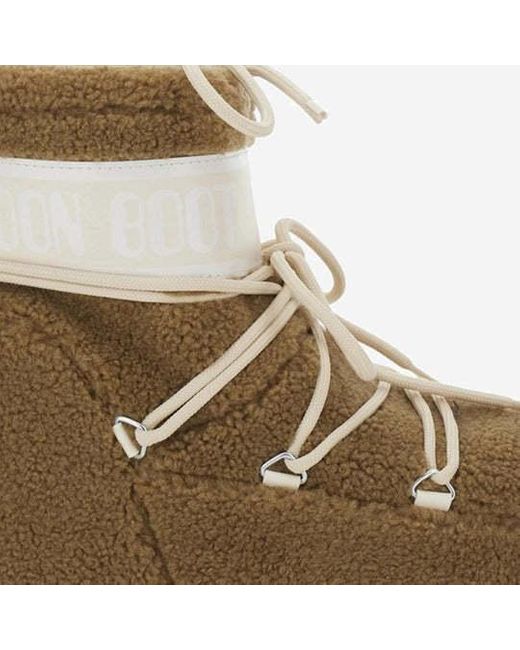 Moon Boot Natural Drawstring Low Boots