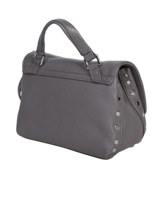 Zanellato Gray Flap Shoulder Bag
