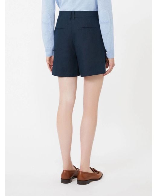 Max Mara Blue 'S Party Tailored Shorts
