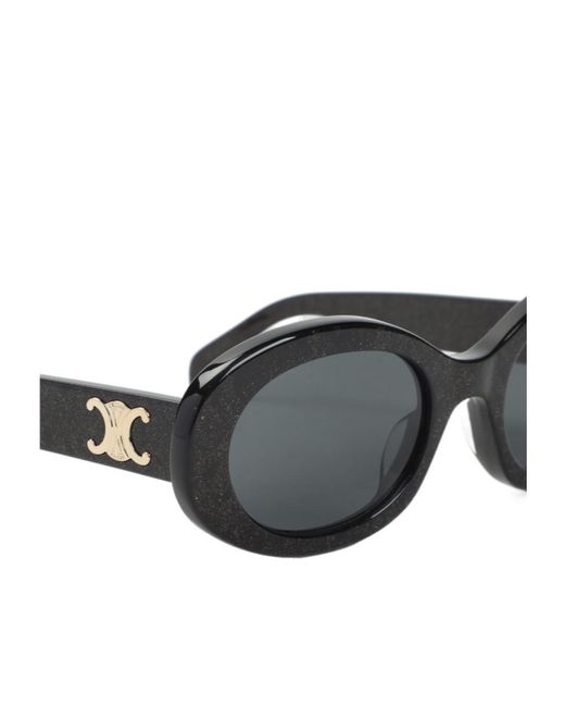 Céline Multicolor Oval Frame Sunglasses