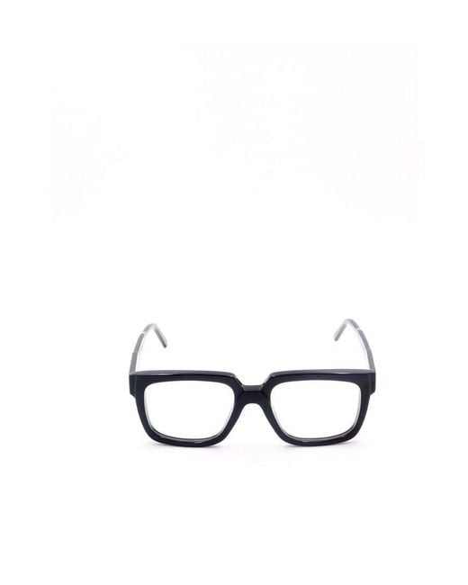 Kuboraum White K3 Rectangular Optical Glasses for men