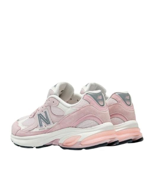 New Balance Gray Lace-Up Sneakers for men