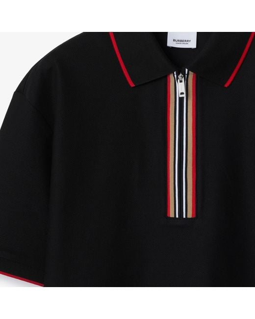 Burberry Black Polo Shirt