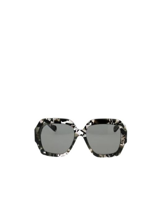 Chloé Metallic Chloé Eyewear Square Frame Sunglasses