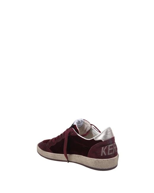 Golden Goose Deluxe Brand Brown Ballstar Lace-Up Sneakers