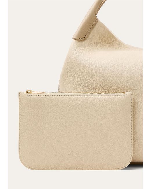 Loro Piana Natural Bale Large Shoulder Bag