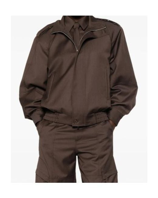 Frankie Shop Brown Long-Sleeve Jacket