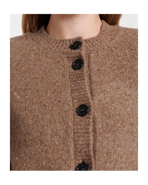 Rohe Brown Wool Cardigan