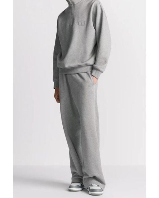 Dior Gray Homme Cd Icon Drawstring Track Pants for men