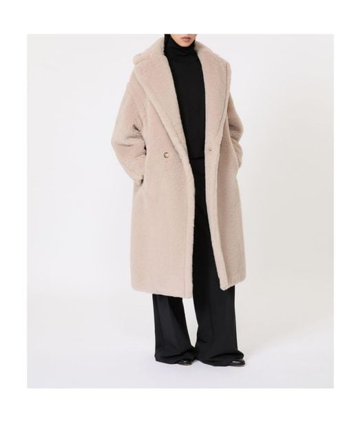 Max Mara Natural Double-Breasted Coat