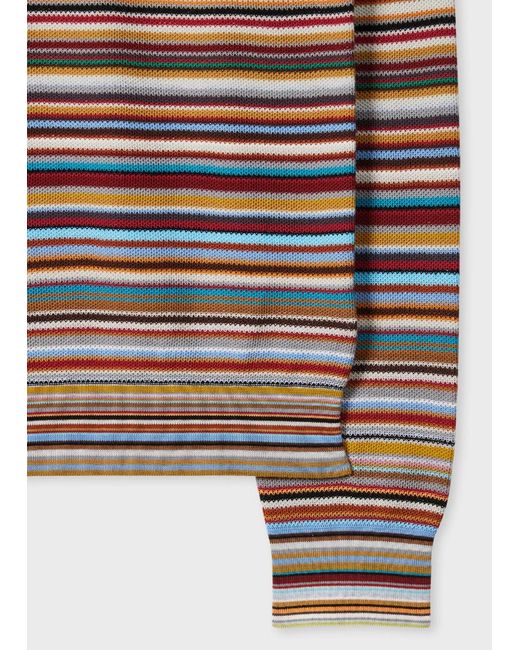 Paul Smith Multicolor Striped Knitted Jumper for men