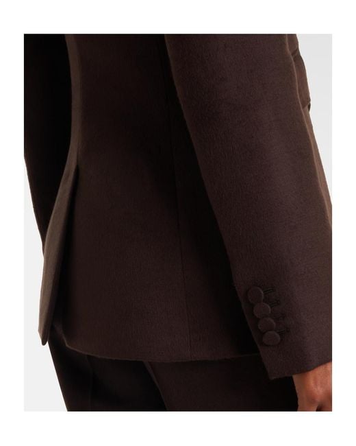 Gabriela Hearst Brown Stephanie Silk Blazer