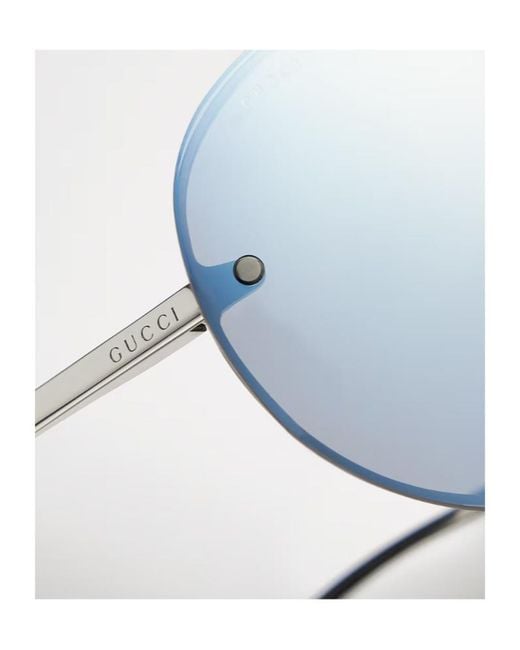 Gucci White Mask Frame Sunglasses