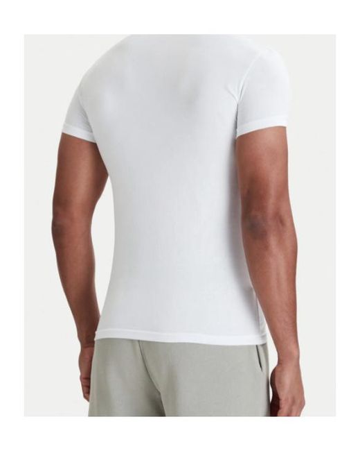Emporio Armani White Crew Neck T-Shirt for men