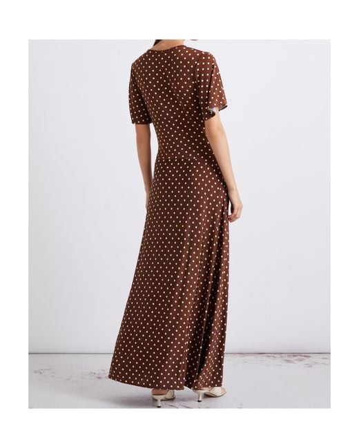 Marella Purple Long Jersey Dress