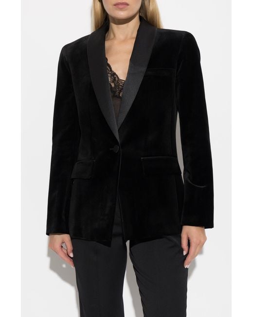 Balmain Black Long-Sleeve Blazer