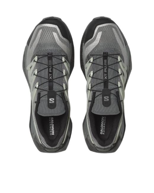 Salomon Lab Gray Salomon Xt Pu Re Advanced Running Shoes for men