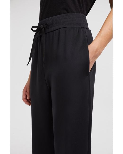 Moncler Black Logo Patch Drawstring Track Pants