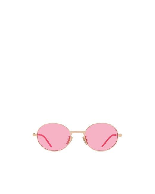 Givenchy Pink Eyewear Round-Frame Sunglasses