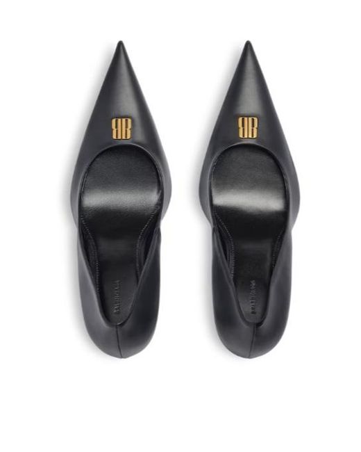 Balenciaga White Avenue Bb Editor Pumps