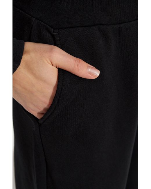 Emporio Armani Black Sweatpants With Logo