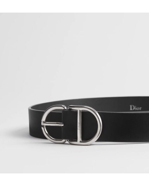 Dior Black Cd Belt for men