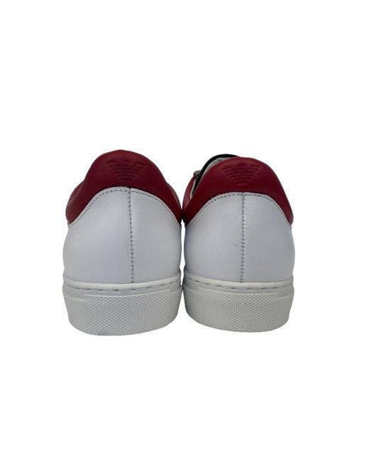Emporio Armani Multicolor Strap-Up Casual Sneakers for men