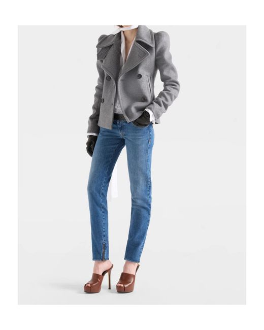 7 For All Mankind White Long-Sleeve Bow-Tie Shirt