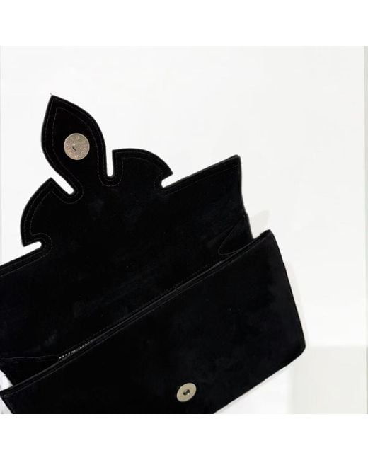 Chrome Hearts Black Zipper Clutch