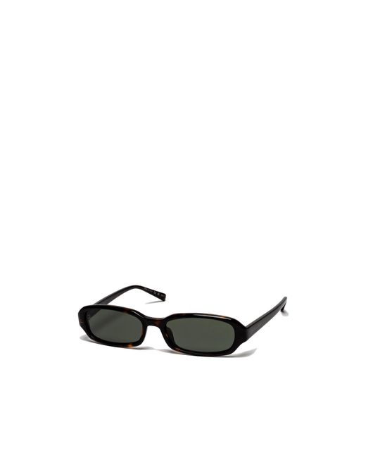 Saint Laurent White Eyewear Rectangular Frame Sunglasses