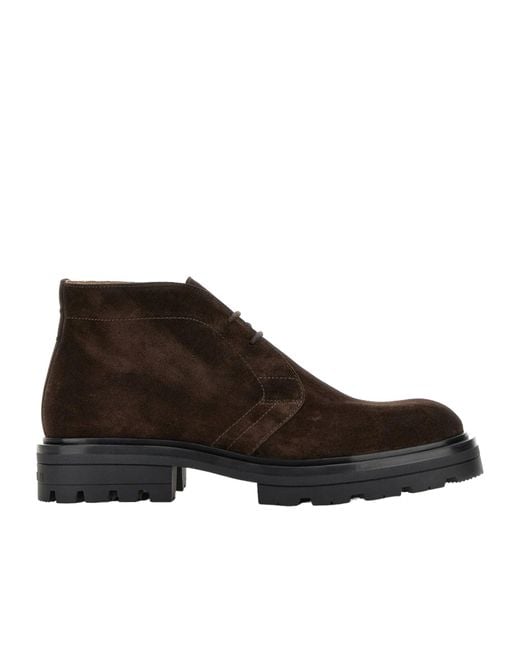 Hogan Brown Suede Boots for men