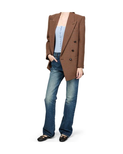 Chloé Brown Double Breasted Jacket