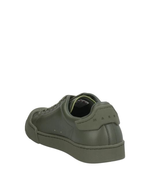 Marni Green Low-Top Trainers