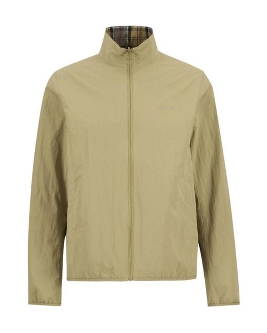 Barbour Green Reversible Korbel Showerproof Jacket for men