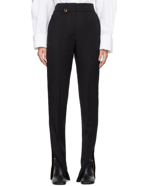 Jacquemus Blue Straight-Leg Trousers