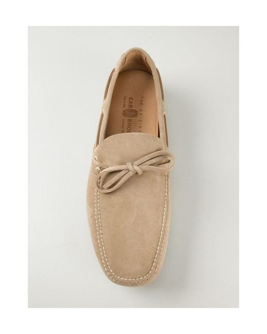 Car Shoe Natural Slip-On Driving Loafers for men
