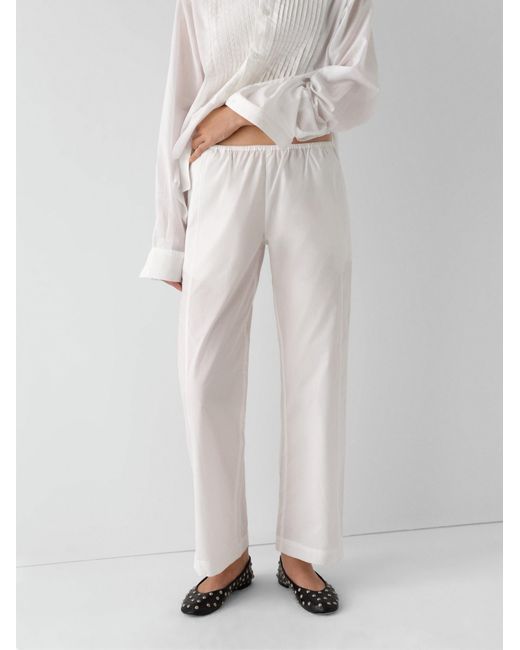 GIMAGUAS White Devi Wide-Leg Pants