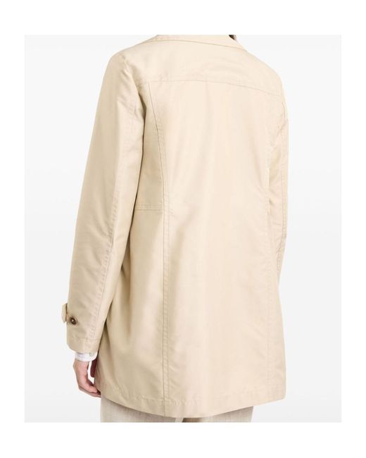 Fay Natural Virginia Technical Poplin Coat