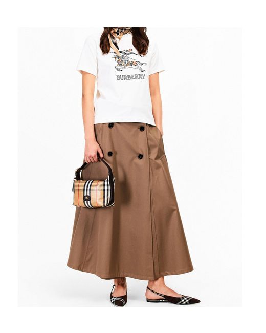 Burberry White Logo T-Shirt