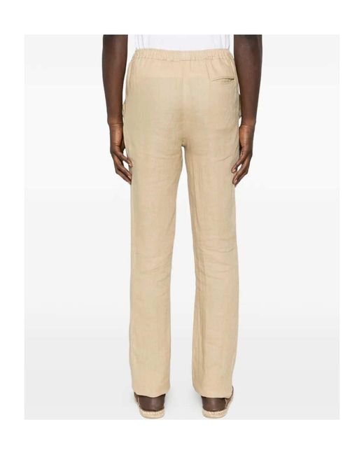 Kiton Natural Drawstring-Waist Trousers for men