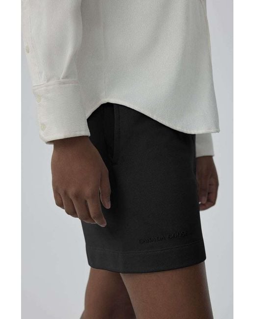 Canada Goose Black X Paola Pivi Muskova Drawstring Shorts