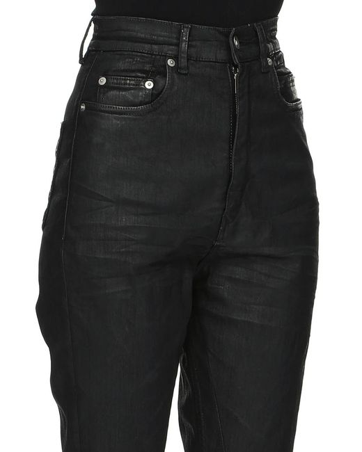 Rick Owens Black Belt Loop Jeans