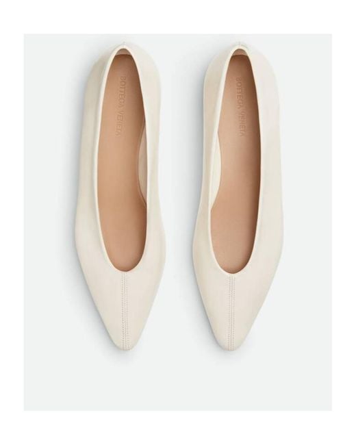 Bottega Veneta Natural Sofia Ballerina Shoes
