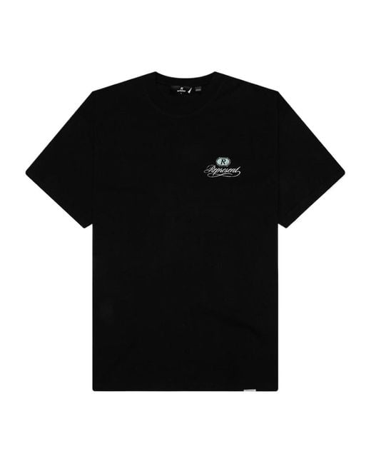 Represent Black Short Sleeve T-Shirt for men