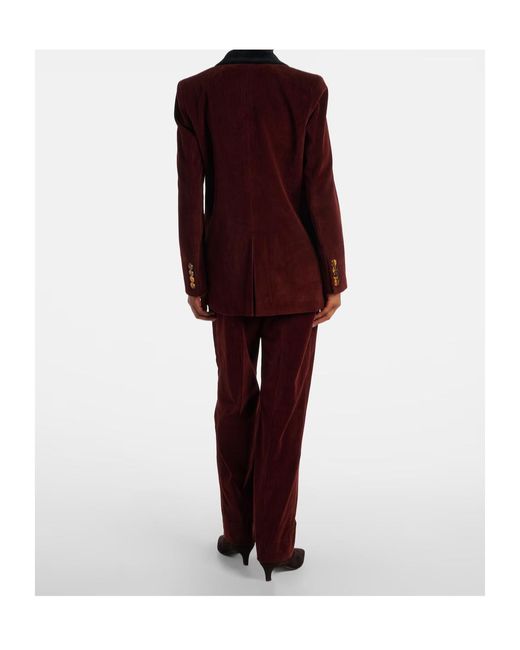 Blazé Milano Purple Everyday Cotton Corduroy Blazer