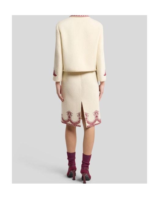 Etro Embroidered Bouclé Wool Jacket