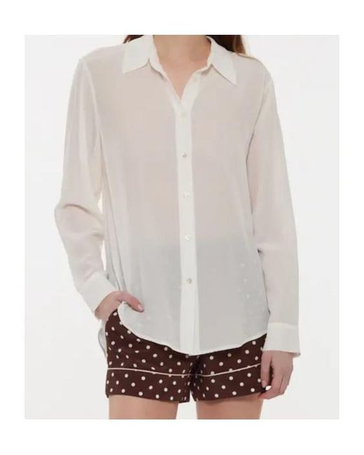 P.A.R.O.S.H. White Sweet Buttoned Shirt