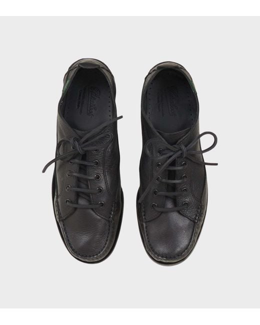 Paraboot Black Lace-Up Loafers for men