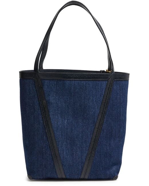 Chloé Blue Spin Denim Tote Bag